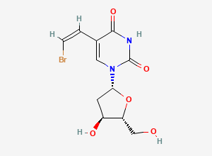 Two-dimensional chemical structure of (Z)-5-(2-bromovinyl)-2'-deoxyuridine