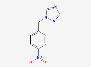 Two-dimensional chemical structure of 1-[(4-Nitrophenyl)methyl]-1H-1, 2, 4-triazole, CAS 119192-09-5