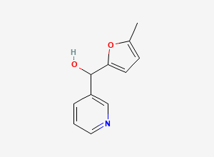 Two-dimensional chemical structure of (5-Methyl-2-Furyl)(Pyridin-3-Yl)Methanol