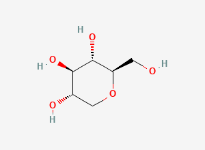 Two-dimensional chemical structure of 1,5-Anhydroglucitol, CAS 154-58-5