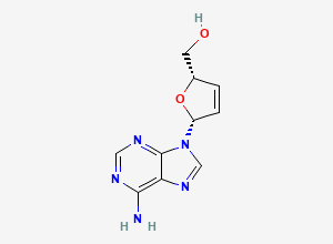 Two-dimensional chemical structure of Didanosine EP Impurity I, CAS 7057-48-9