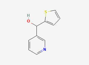 Two-dimensional chemical structure of Pyridin-3-yl(thiophen-2-yl)methanol