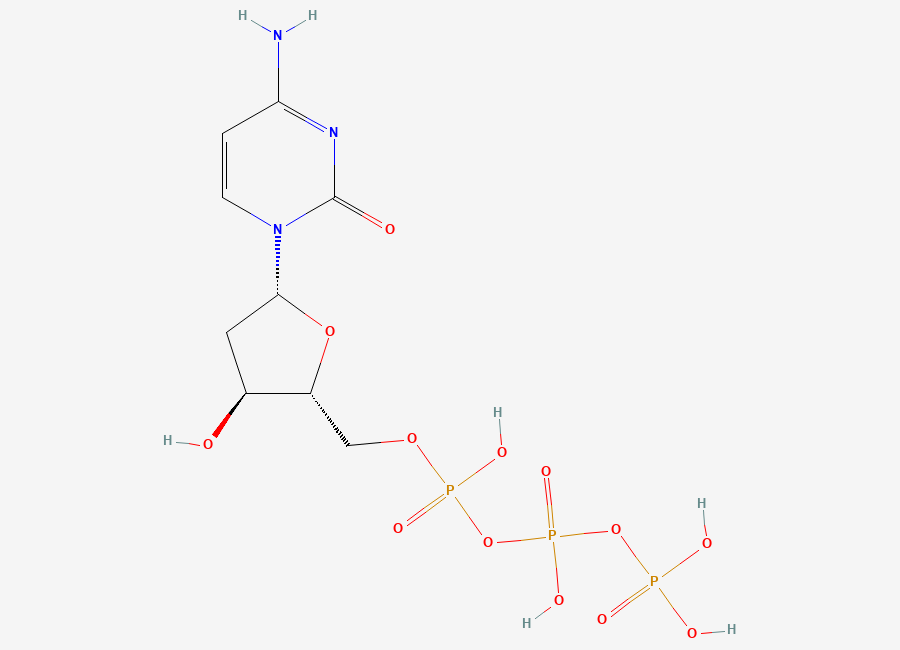Two-dimensional chemical structure of dCTP