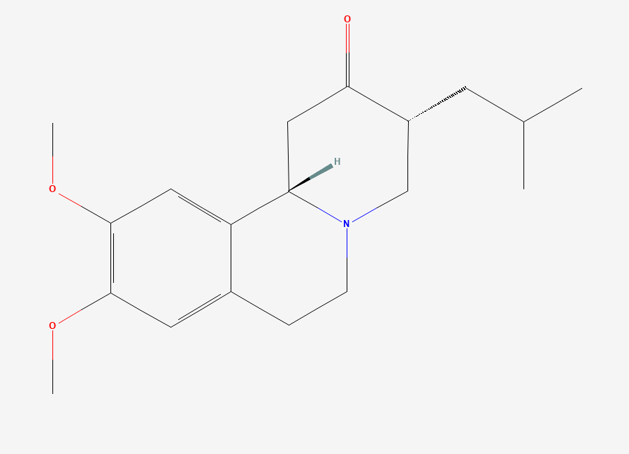 Two-dimensional chemical structure of Tetrabenazine Impurity 31