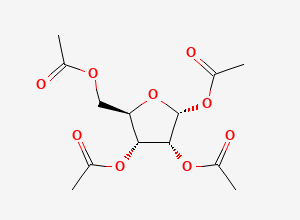 Two-dimensional chemical structure of [(2R,3R,4R,5R)-3,4,5-triacetyloxyoxolan-2-yl]methyl acetate