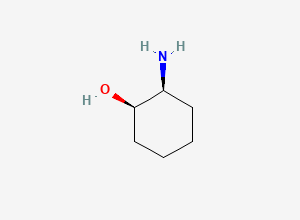 Two-dimensional chemical structure of cis-2-Aminocyclohexanol