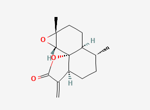 Two-dimensional chemical structure of Arteannuin B