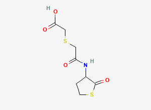 Two-dimensional chemical structure of Erdosteine, CAS 84611-23-4