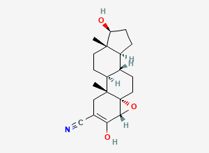 Two-dimensional chemical structure of Trilostane