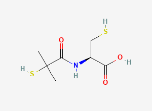 Two-dimensional chemical structure of Bucillamine, CAS 65002-17-7