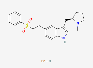 Two-dimensional chemical structure of Eletriptan Hydrobromide