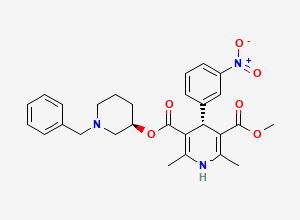 Two-dimensional chemical structure of Benidipine, CAS 105979-17-7
