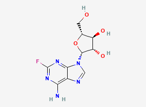 Two-dimensional chemical structure of Fludarabine, CAS 21679-14-1