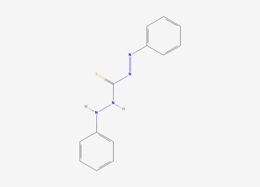 Two-dimensional chemical structure of (Phenylazo)thioformic acid 2-phenylhydrazide