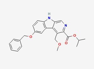 Two-dimensional chemical structure of Abecarnil, CAS 111841-85-1