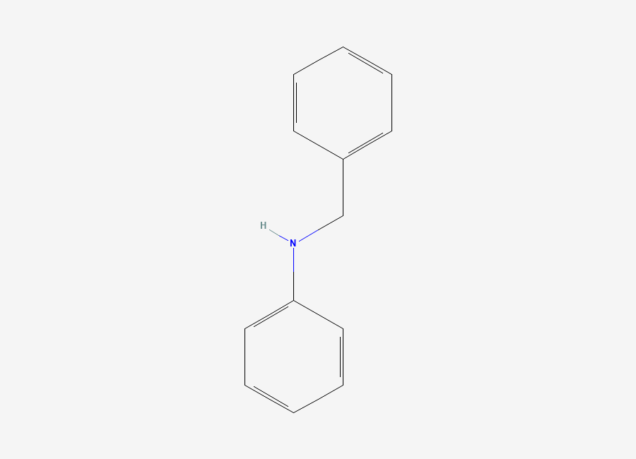Two-dimensional chemical structure of Benzylaniline