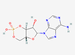 Two-dimensional chemical structure of Cyclic ara-AMP