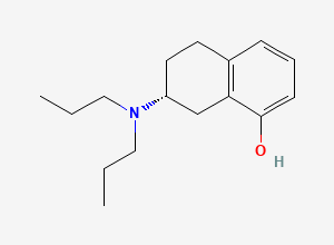Two-dimensional chemical structure of 8-Hydroxy-2-(di-n-propylamino)tetralin, (R)-
