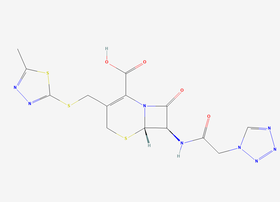 Two-dimensional chemical structure of Cefazolin Impurity P4
