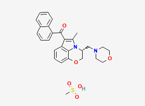 Two-dimensional chemical structure of WIN-55212-2 mesylate