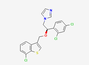 Two-dimensional chemical structure of Arasertaconazole, CAS 583057-48-1