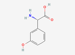Two-dimensional chemical structure of (S)-3Hpg