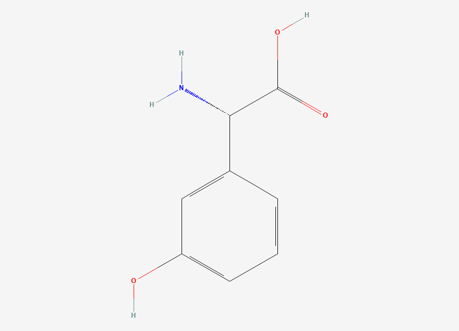 Two-dimensional chemical structure of (S)-3Hpg