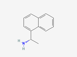 Two-dimensional chemical structure of 1-Naphthalenemethanamine, alpha-methyl-, (alphaS), CAS 10420-89-0