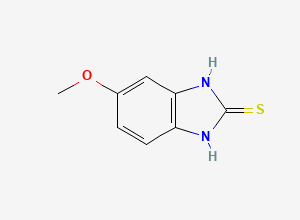 Two-dimensional chemical structure of Omeprazole EP Impurity A / Omeprazole BP Impurity A / Esomeprazole EP Impurity A/ Omeprazole Related Compound B, CAS 37052-78-1