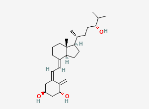 Two-dimensional chemical structure of Tacalcitol Monohydrate