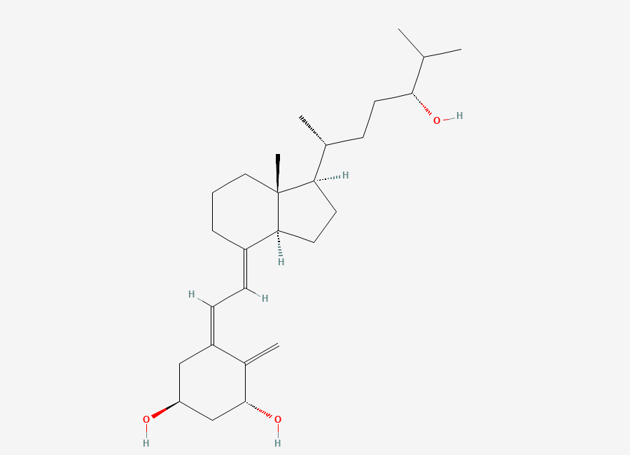 Two-dimensional chemical structure of Tacalcitol Monohydrate