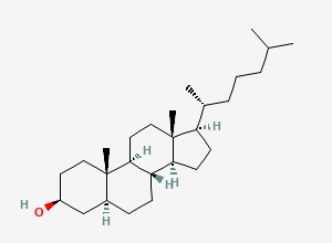 Two-dimensional chemical structure of Dihydrocholesterol