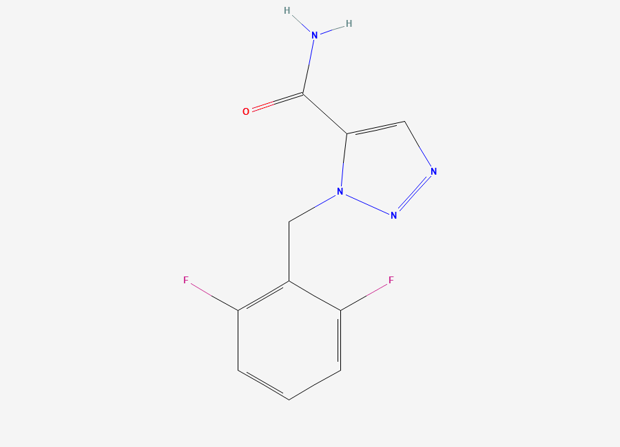 Two-dimensional chemical structure of Rufinamide-5-Carboxamide, CAS 1622904-99-7