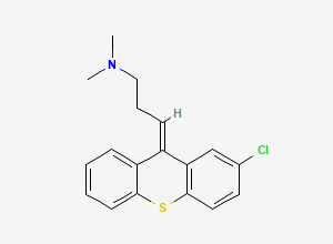Two-dimensional chemical structure of Chlorprothixene EP Impurity F / (E)-Chlorprothixene / Chlorprothixene (E)-Isomer, CAS 4546-35-4