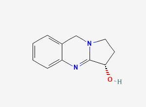 Two-dimensional chemical structure of (-)-Vasicine