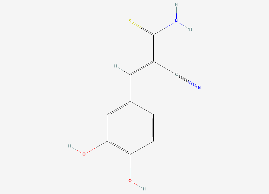 Two-dimensional chemical structure of Tyrphostin 47