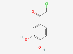 Two-dimensional chemical structure of Norepinephrine EP Impurity E/ Noradrenaline EP Impurity E, CAS 99-40-1