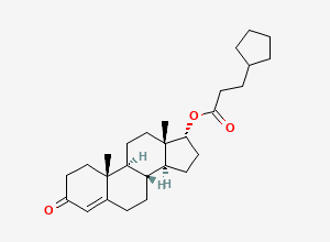 Two-dimensional chemical structure of Testosterone Impurity 92