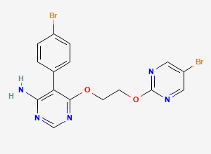 Two-dimensional chemical structure of Macitentan Impurity A, CAS 1433875-21-8