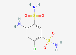 Two-dimensional chemical structure of Altizide EP Impurity A, CAS 121-30-2