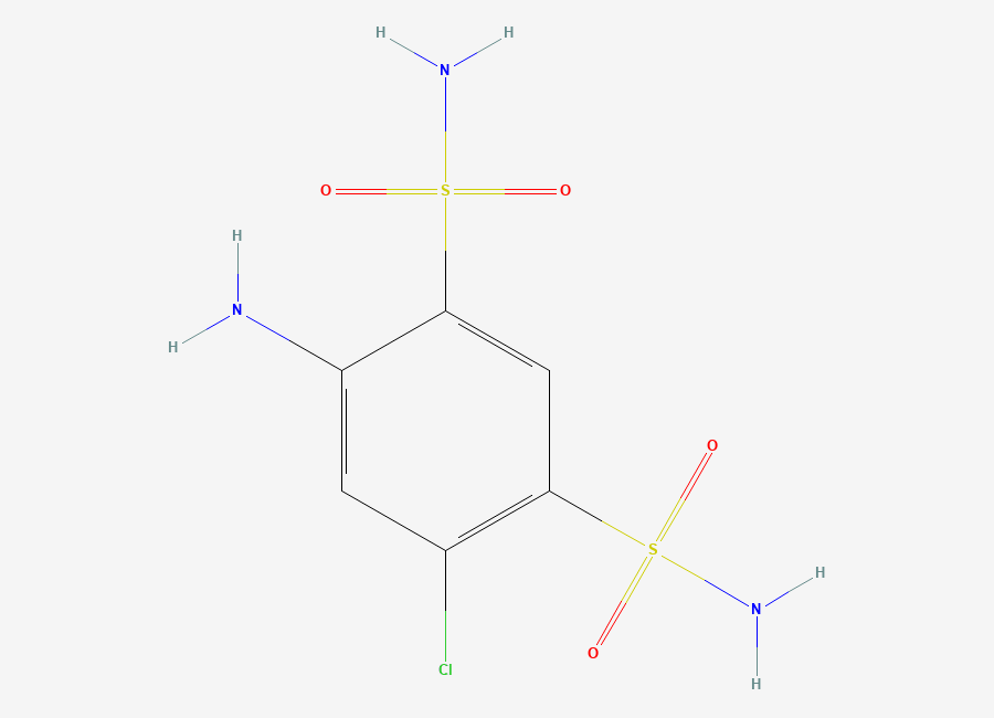 Two-dimensional chemical structure of Altizide EP Impurity A, CAS 121-30-2