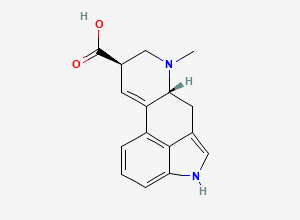 Two-dimensional chemical structure of Methylergometrine EP Impurity A, CAS 82-58-6