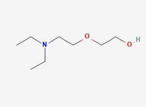 Two-dimensional chemical structure of Oxeladin EP Impurity A /Butamirate Inhouse Impurity A, CAS 140-82-9