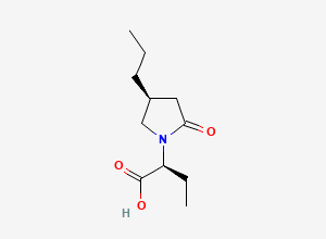 Two-dimensional chemical structure of Brivaracetam Impurity E CRS (Y0002412), CAS 2165431-90-1
