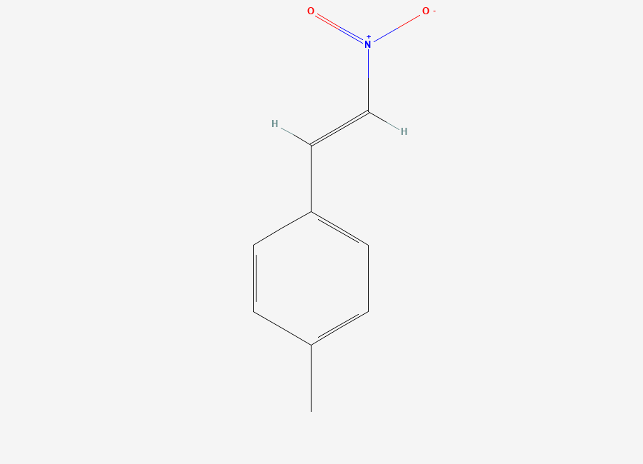 Two-dimensional chemical structure of trans-4-Methyl-beta-nitrostyrene