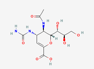 Two-dimensional chemical structure of Zanamivir EP Impurity D, CAS 179531-53-4