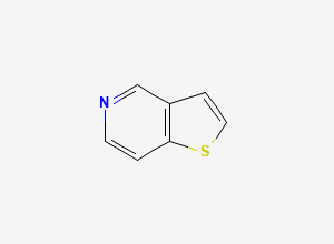Two-dimensional chemical structure of Ticlopidine EP Impurity A, CAS 272-14-0
