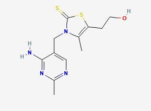 Two-dimensional chemical structure of Thiamine EP Impurity E/ Thioxothiamine (Free Base), CAS 299-35-4