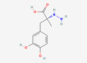 Two-dimensional chemical structure of Carbidopa Related Compound 8/ R-(+)-Carbidopa, CAS 28875-92-5