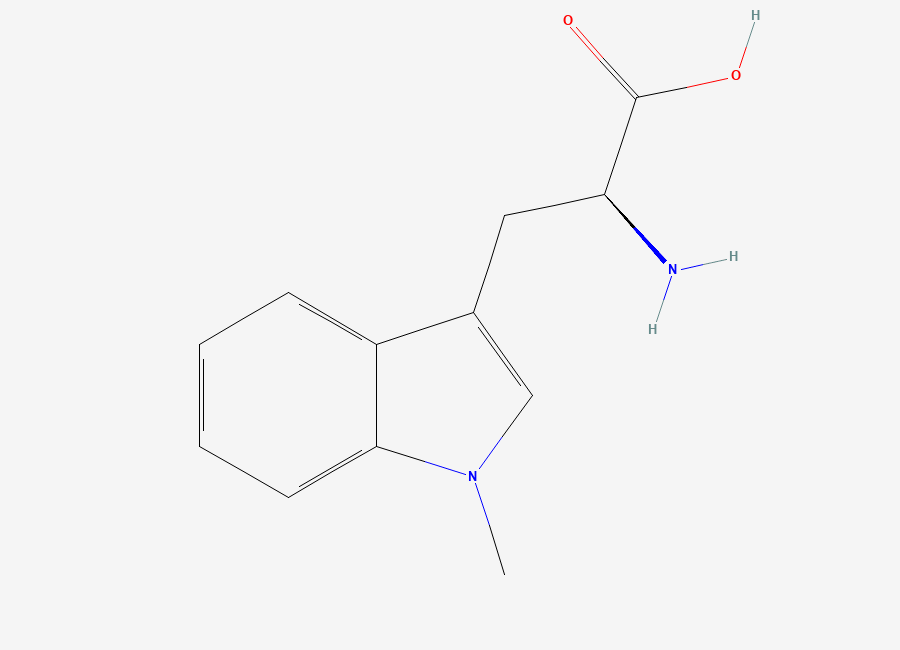 Two-dimensional chemical structure of 1-Methyl-L-tryptophan